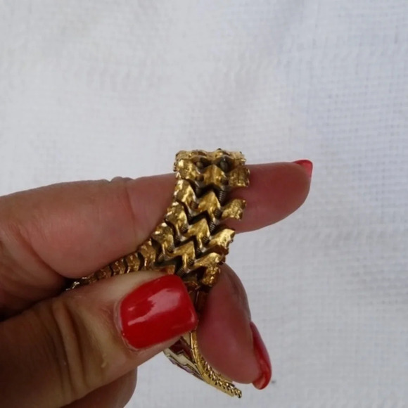 Vintage  Vendome enamel expansion bracelet‎ - Picture 3 of 8